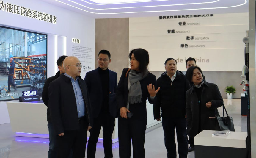 2023年12月13日，，，，，，，，Parker中国FCG工厂总司理黄英一行莅临腾博会诚信为本专业服务旅行交流。。。。。